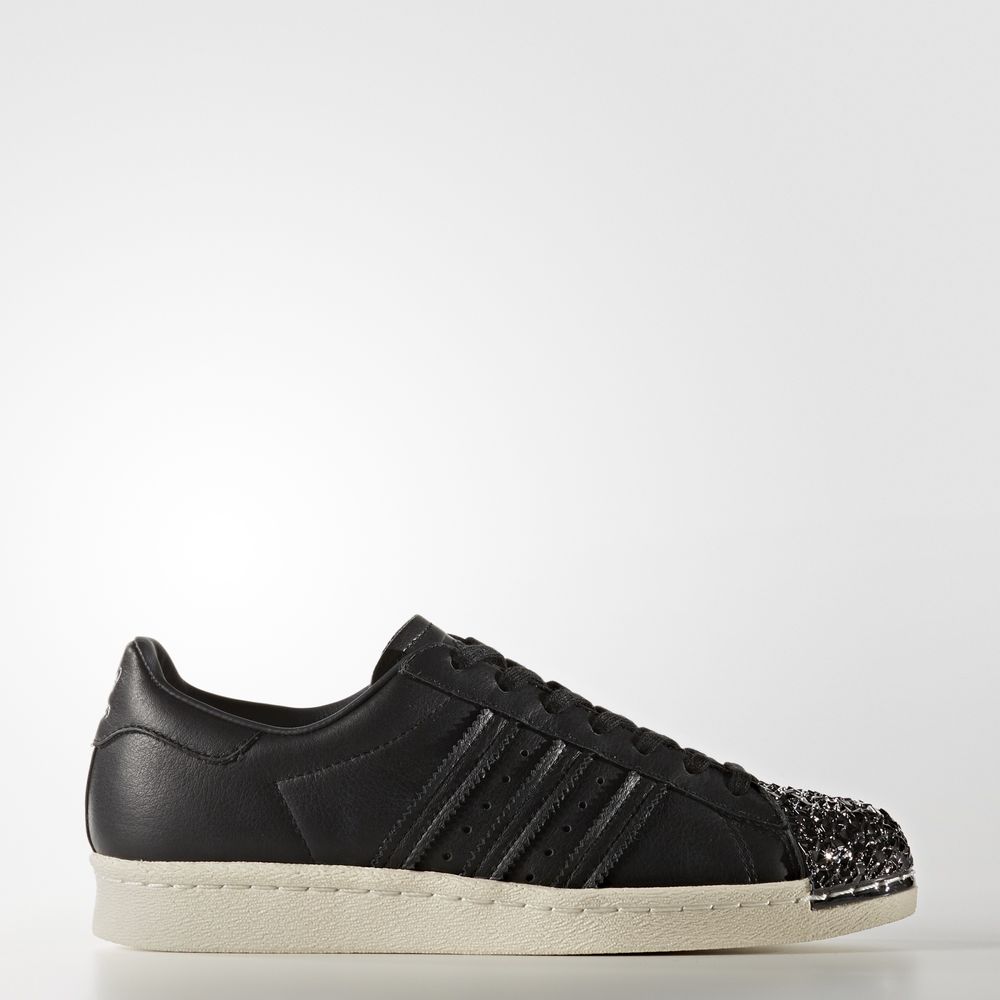 Adidas Superstar 80s - Originals γυναικεια - Μαυρα/Ασπρα,Μέγεθος: EU 36 – 54 2/3 (671DWJLK)